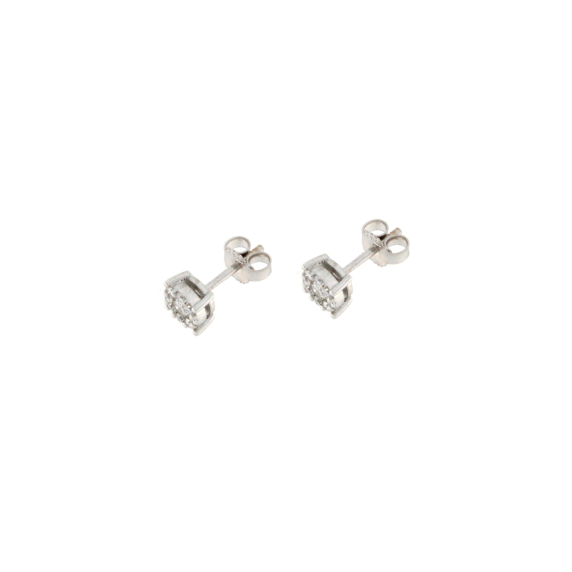 Златни обеци с диаманти 0.44ct