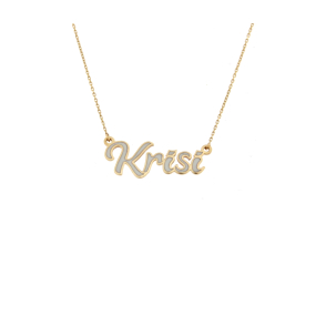 Златни колиета име с емайл