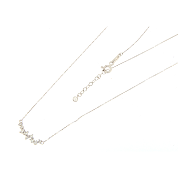 Златно колие с камъни циркони-251573