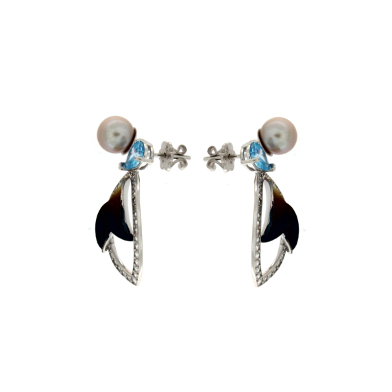 Сребърни обици Roberto Bravo колекция Global Warming-247685