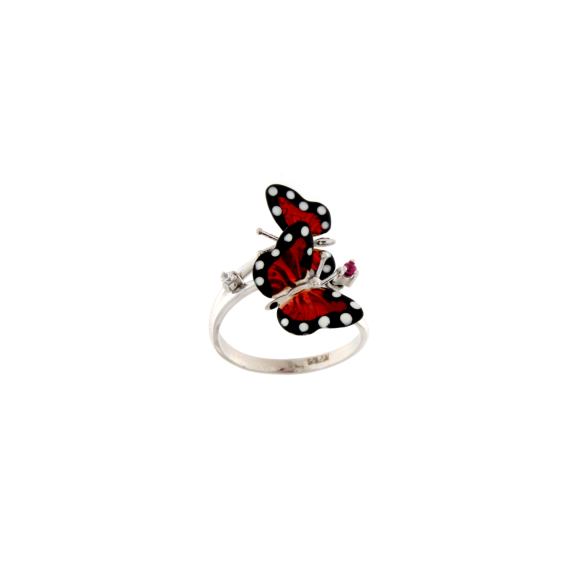 Сребърен пръстен Roberto Bravo колекция Monarch Butterfly-247583
