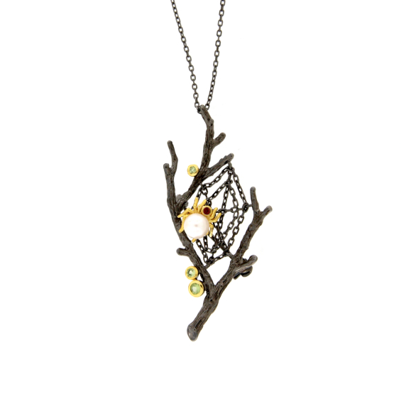 Сребърно колие Roberto Bravo колекция Kaleidoscope-247746