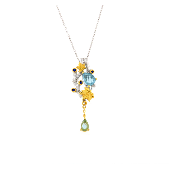 Сребърно колие Roberto Bravo колекция Kaleidoscope-247796