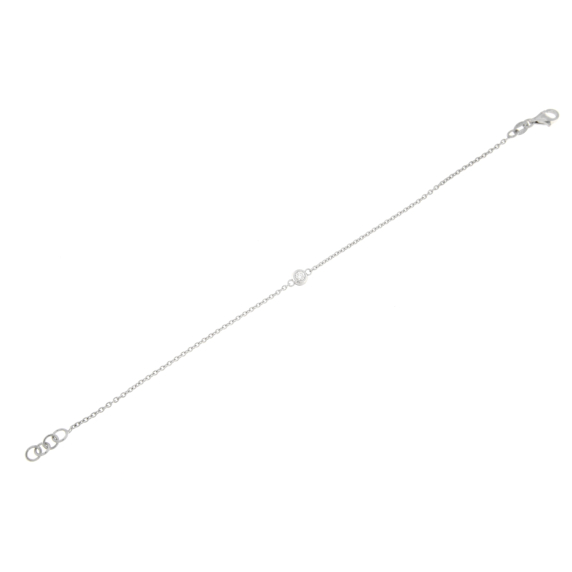 Златна гривна с диамант 0.08ct