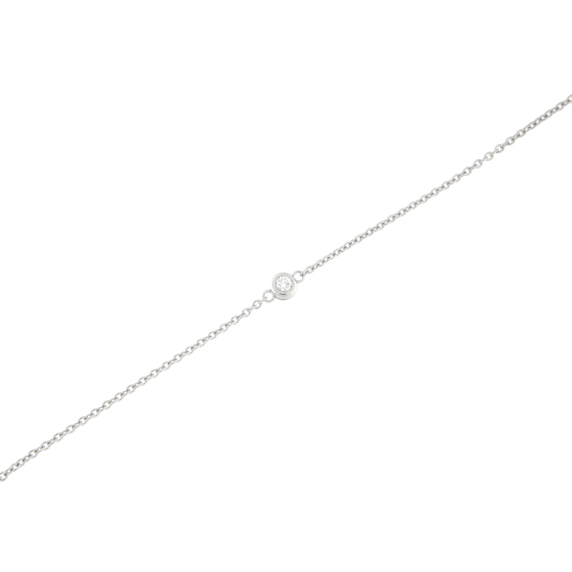 Златна гривна с диамант 0.08ct