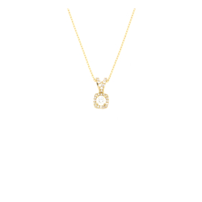 Златно колие с диамант 0.25ct