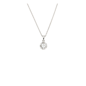 Златно колие с диамант 0.18ct
