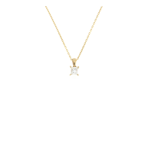 Златно колие с диамант 0.26ct-22519702