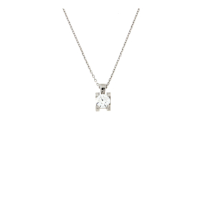 Златно колие с диамант 0.40ct-22518736