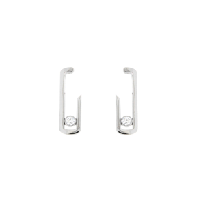 Златни обеци с диаманти 0.20ct