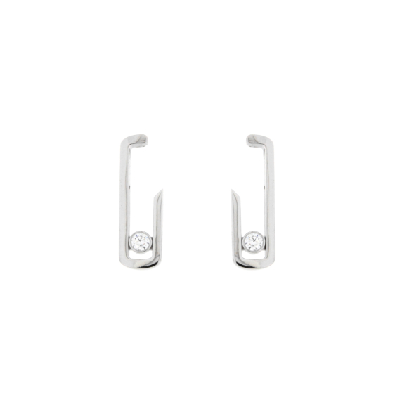 Златни обеци с диаманти 0.20ct
