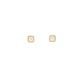 Златни обеци с диаманти 0.38ct