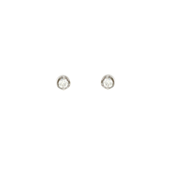 Златни обеци с диаманти 0.36ct