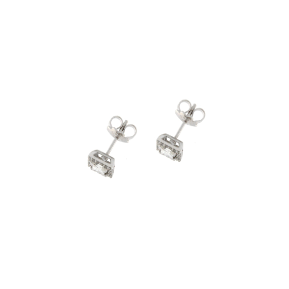 Златни обеци с диаманти 0.60ct-22534231