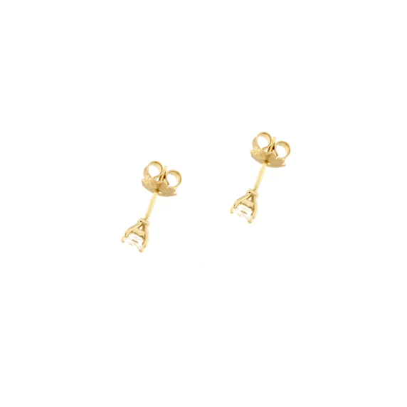 Златни обеци с диаманти 0.47ct-22519849