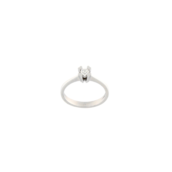 Златен пръстен с диамант 0.14ct-22447791