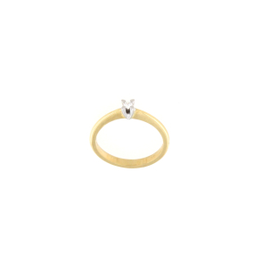 Златен пръстен с диамант 0.05ct