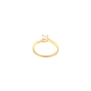 Златен пръстен с диамант 0.20ct