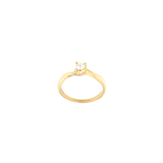 Златен пръстен с диамант 0.20ct