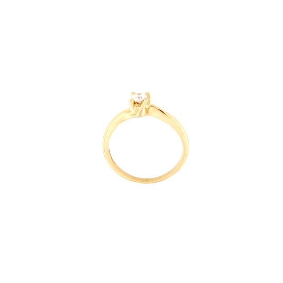 Златен пръстен с диамант 0.20ct