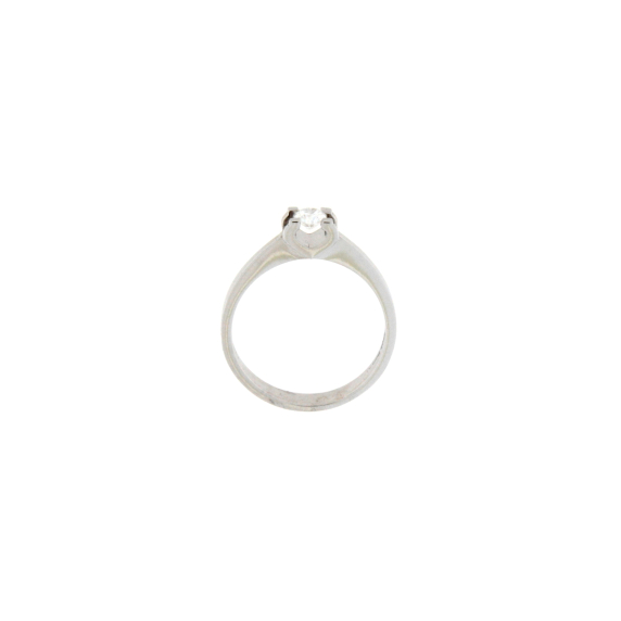 Златен пръстен с диамант 0.18 ct-22534125