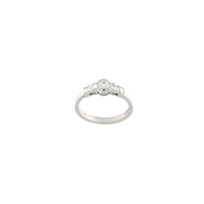 Златен пръстен с диаманти 0.42ct