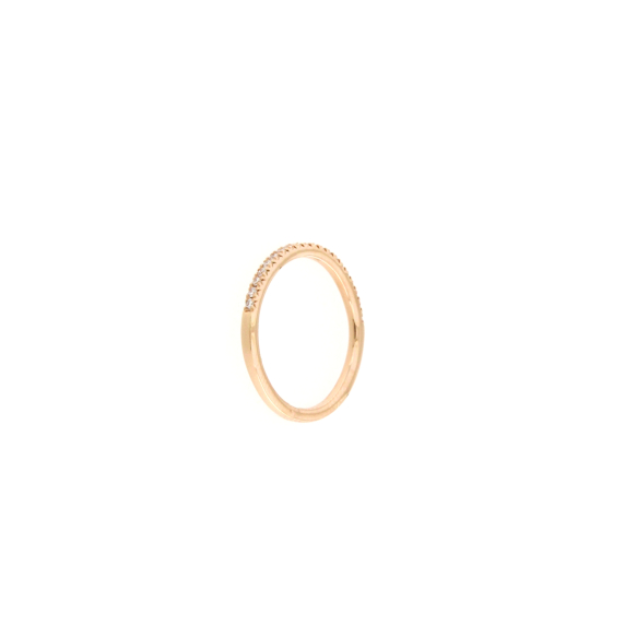 Златен пръстен с диаманти 0.16ct-22447821