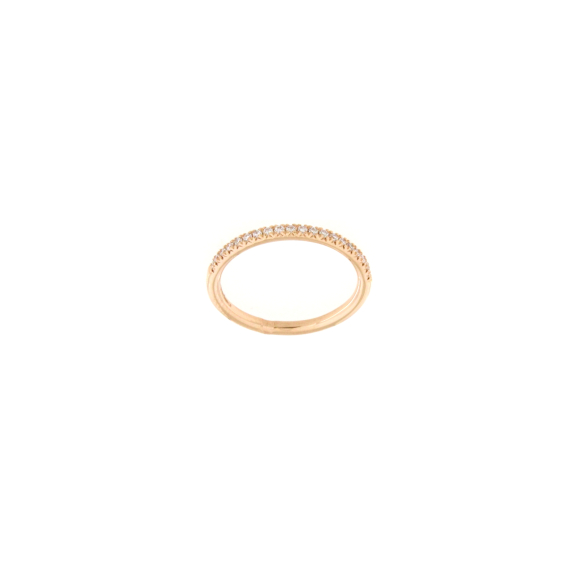 Златен пръстен с диаманти 0.16ct-22447821