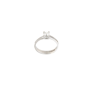 Златен пръстен с диаманти 0.58ct