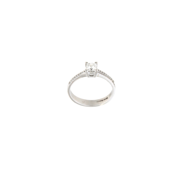 Златен пръстен с диаманти 0.58ct
