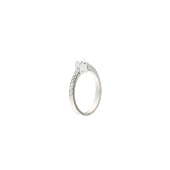 Златен пръстен с диаманти 0.35ct