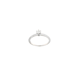 Златен пръстен с диамант 0.19ct-22447760