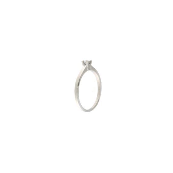 Златен пръстен с диамант 0.08ct-22519566