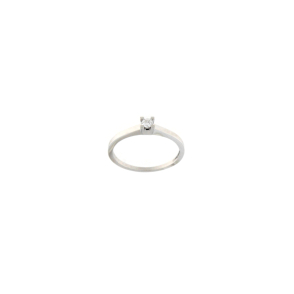 Златен пръстен с диамант 0.08ct-22519566