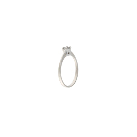 Златен пръстен с диаманти 0.18ct-22519504