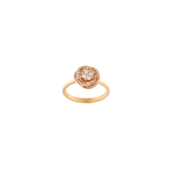 Златен пръстен с диамант 0.29ct-22519481