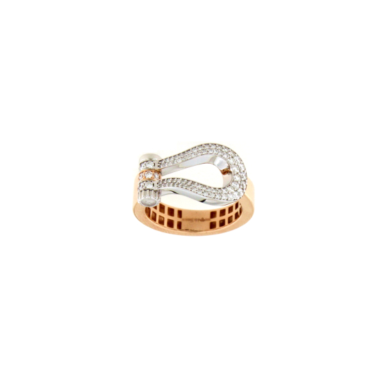 Златен пръстен с диаманти 0.44ct-22505460