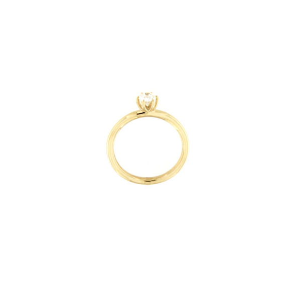 Златен пръстен с диамант 0.33ct-22519429