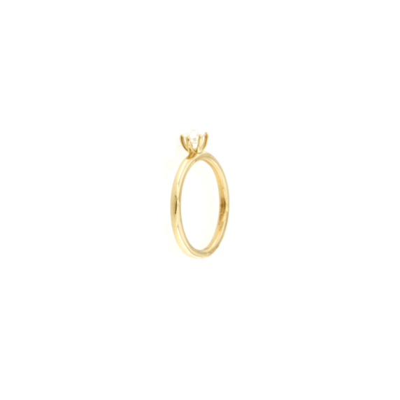 Златен пръстен с диамант 0.33ct-22519429