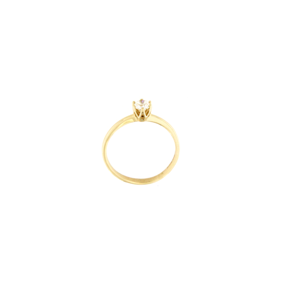 Златен пръстен с диамант 0.30ct-22518705