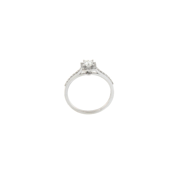 Златен пръстен с диаманти 0.46ct-22519535