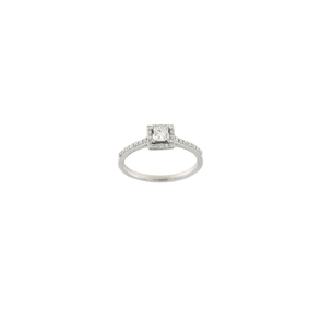 Златен пръстен с диаманти 0.46ct-22519535