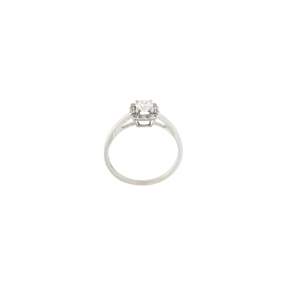 Златен пръстен с диаманти 0.42ct-22518729
