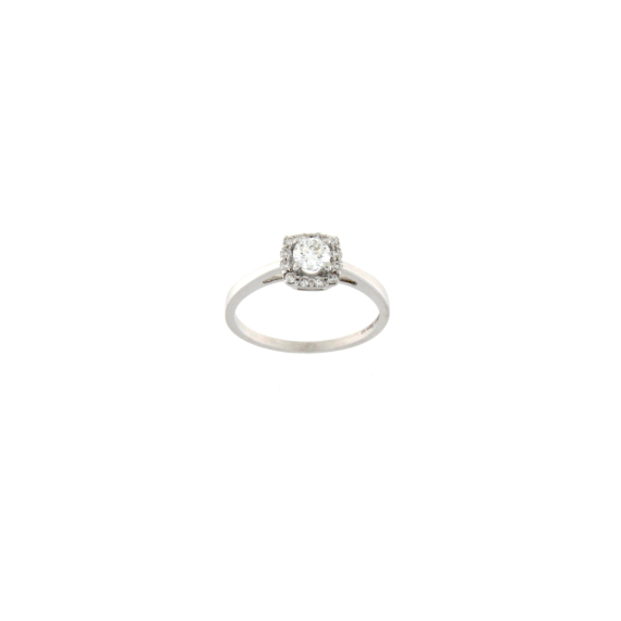 Златен пръстен с диаманти 0.42ct-22518729