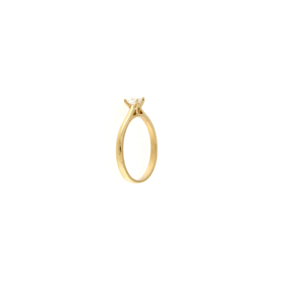 Златен пръстен с диамант 0.29ct-22519436