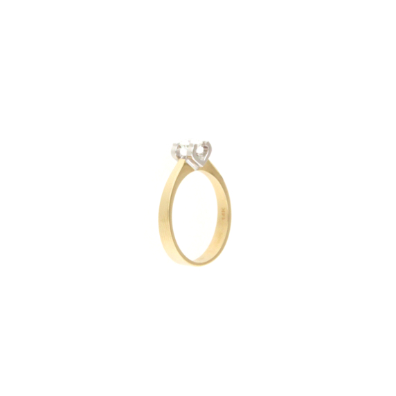 Златен пръстен с диамант 0.36ct-22518699