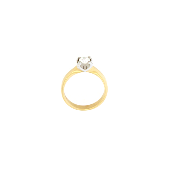 Златен пръстен с диамант 0.36ct-22518699