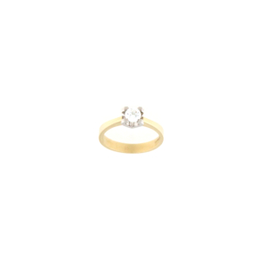 Златен пръстен с диамант 0.36ct-22518699