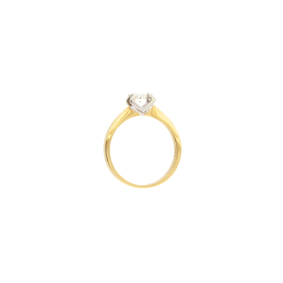 Златен пръстен с диамант 0.36ct-22518699