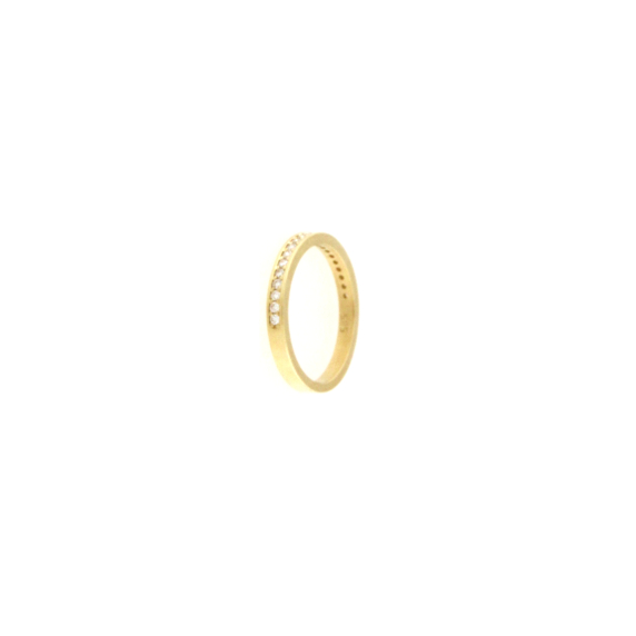 Златен пръстен с диаманти 0.22ct-22534095